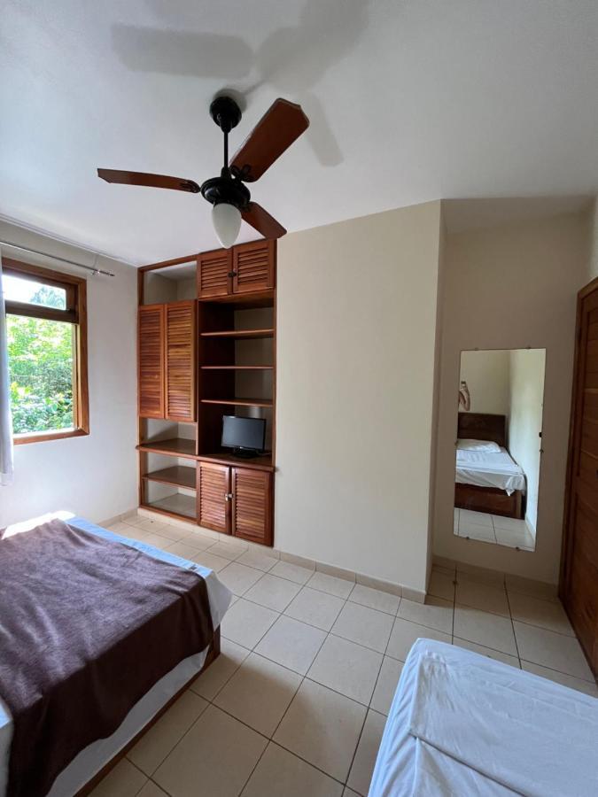De Frente Pra Praia Apartamento Da Cris Taperapua - Condominio America Praia Flat Porto Seguro Luaran gambar