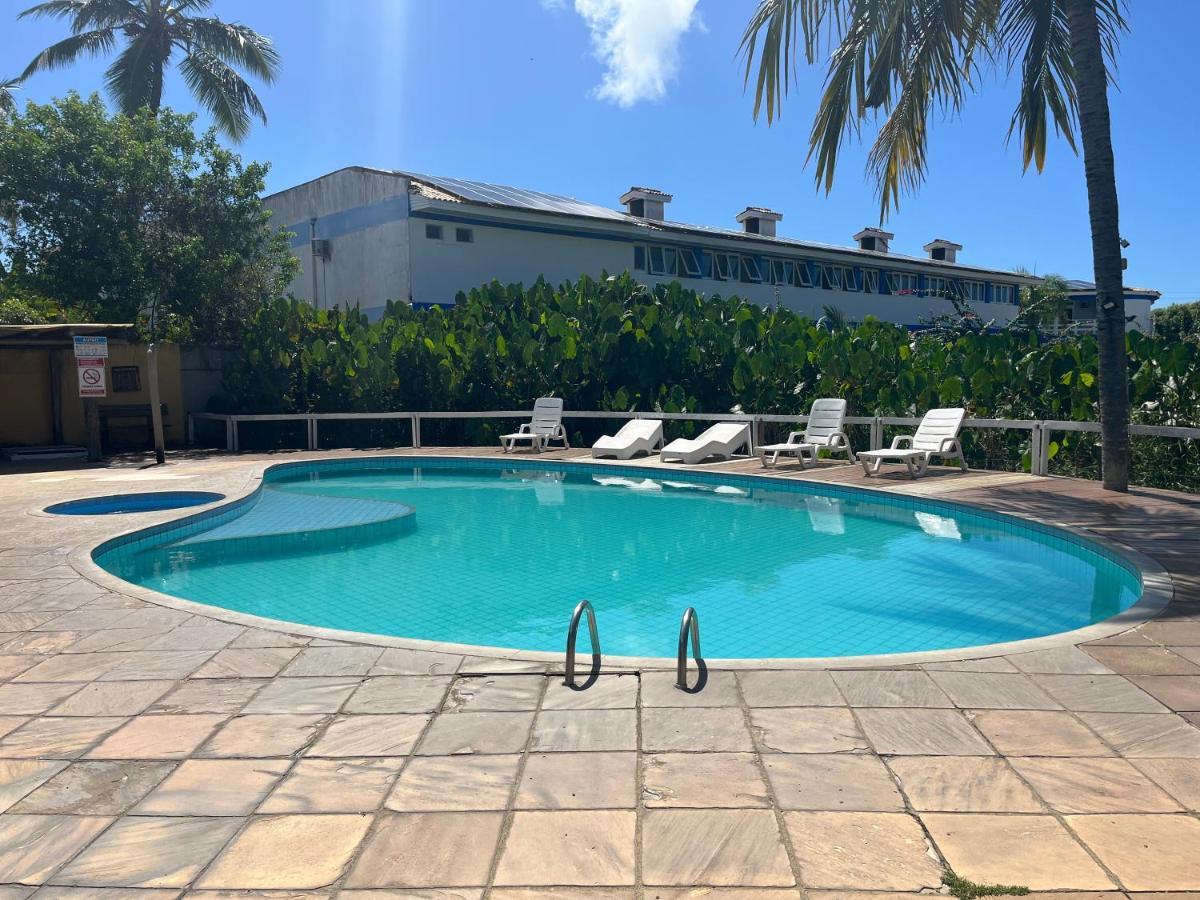 De Frente Pra Praia Apartamento Da Cris Taperapua - Condominio America Praia Flat Porto Seguro Luaran gambar